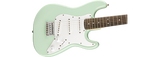 Squier FSR Mini Stratocaster Laurel Fingerboard White Pickguard Surf Green