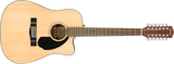 CD-60SCE Dreadnought 12-string Walnut Fingerboard Natural