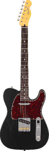 Made in Japan Limited Telecaster Raw Ash Rosewood Fingerboard Black