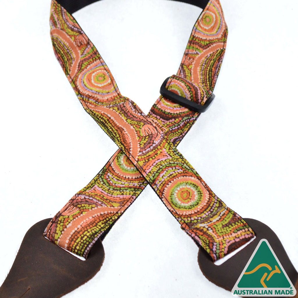 GATHERED PLAIT STRAP SLIDE TRI WARLU DREAMING