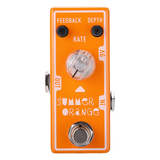 Tone City Audio - Mini Series - Summer Orange - Phase All analogue classic Phaser with MOSFET triode and flanger. Signal path retained.
