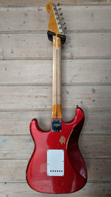 Fender '58 Strat® Relic® Maple Neck Faded Aged Candy Apple Red
