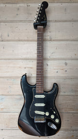 Custom Shop LIMITED EDITION ROASTED DUAL-MAG II STRAT - RELIC AGED BLACK