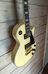 2HD EPIPHONE LES PAUL CUSTOM ANTIQUE IVORY 2008 W/GIBSON GIGBAG