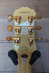 2HD EPIPHONE LES PAUL CUSTOM ANTIQUE IVORY 2008 W/GIBSON GIGBAG