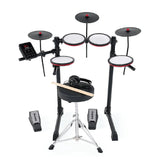 TURBOMAX : All-In-One 7-Piece E Drum Set with Mesh Heads & Bluetooth