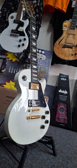 2HD GIBSON LES PAUL STUDIO WHITE W/ GOLD HARDWARE