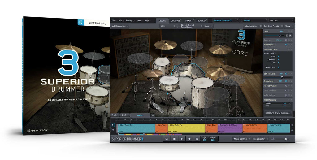 DTM・DAW Toontrack Superior Drummer 3 Toontrack Superior Drummer 3 – Music Workshop Retail