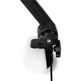 QuikLok A/26 BK Microphone desk arm with mic cable for studio applications - Black