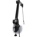 QuikLok A/26 BK Microphone desk arm with mic cable for studio applications - Black