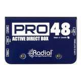 RADIAL RA-PRO48 DI BOX ACTIVE COMPACT DESIGN 48V PHANTOM POWERED