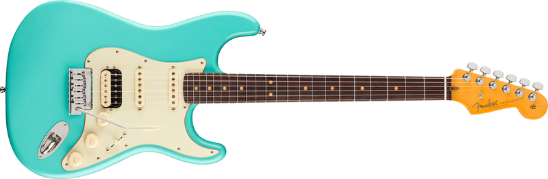 American Ultra Luxe 60s Stratocaster® HSS Rosewood Fingerboard Sea Foam Green