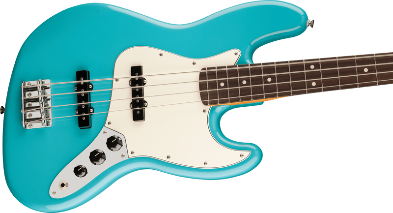 Player II Jazz Bass Rosewood Fingerboard Aquatone Blue