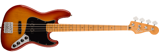 Player Plus Jazz Bass Maple Fingerboard Sienna Sunburst