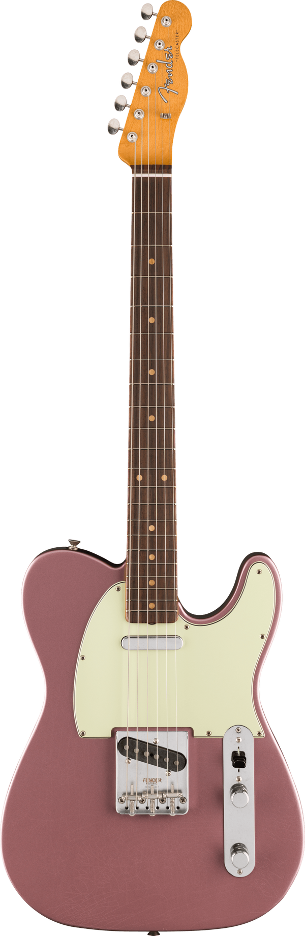Vintera® II Road Worn® 60s Telecaster® Rosewood Fingerboard Burgundy Mist Metallic