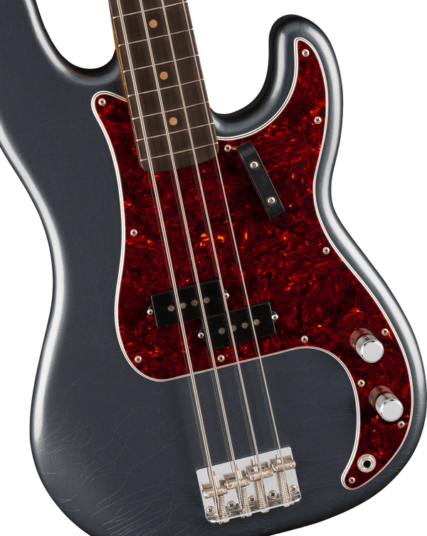 Vintera® II Road Worn® 60s Precision Bass® Rosewood Fingerboard Charcoal Frost Metallic