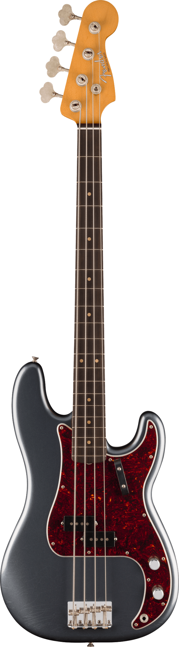 Vintera® II Road Worn® 60s Precision Bass® Rosewood Fingerboard Charcoal Frost Metallic