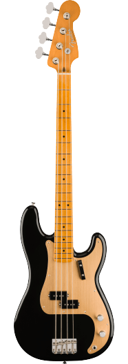 Vintera II 50s Precision Bass Maple Fingerboard Black