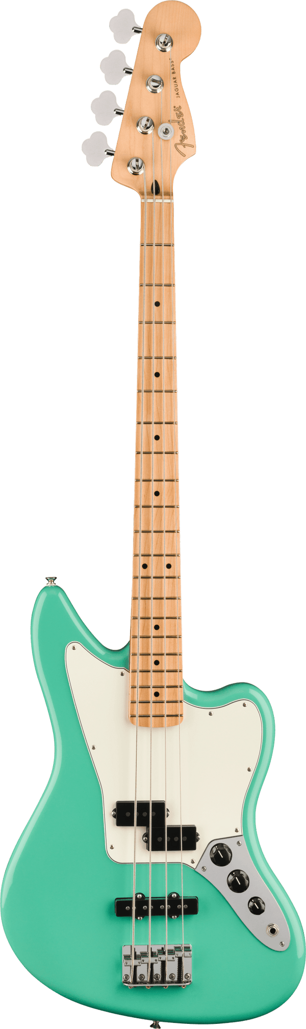 Player Jaguar Bass Maple Fingerboard Sea Foam Green
