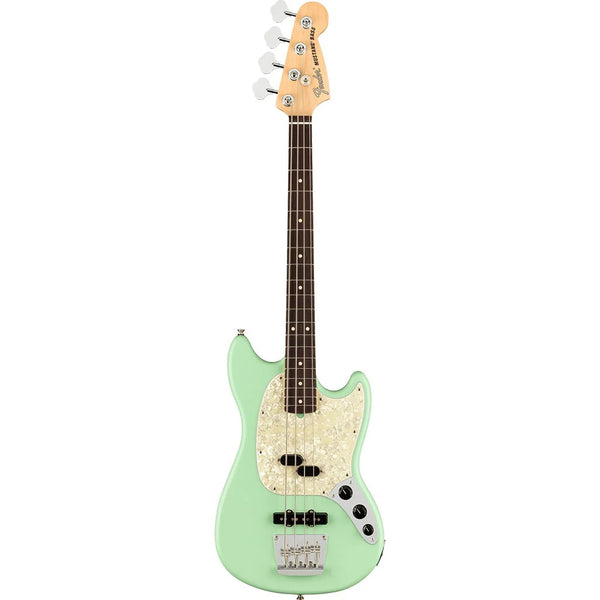 American Performer Mustang Bass Rosewood Fingerboard Satin Surf Green