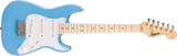 Mini Stratocaster® Maple Fingerboard White Pickguard California Blue