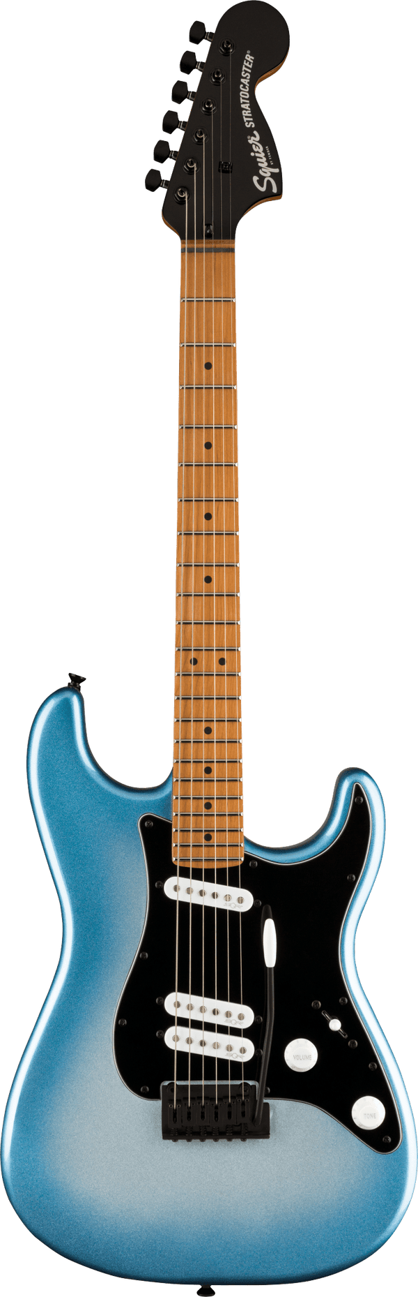 Contemporary Stratocaster Special Roasted Maple Fingerboard Black Pickguard Sky Burst Metallic