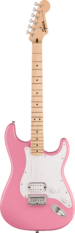 Squier Sonic Stratocaster Pink HT H Maple Fingerboard