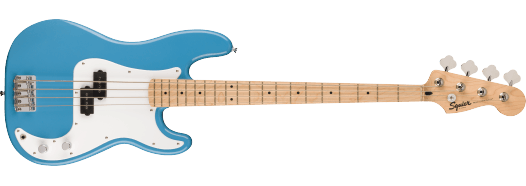 Squier Sonic Precision Bass Maple Fingerboard White Pickguard California Blue