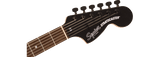 Squier FSR Affinity Series Stratocaster HSS Laurel Fingerboard Black Pickguard Black Hardware Matching Headstock Metallic Black