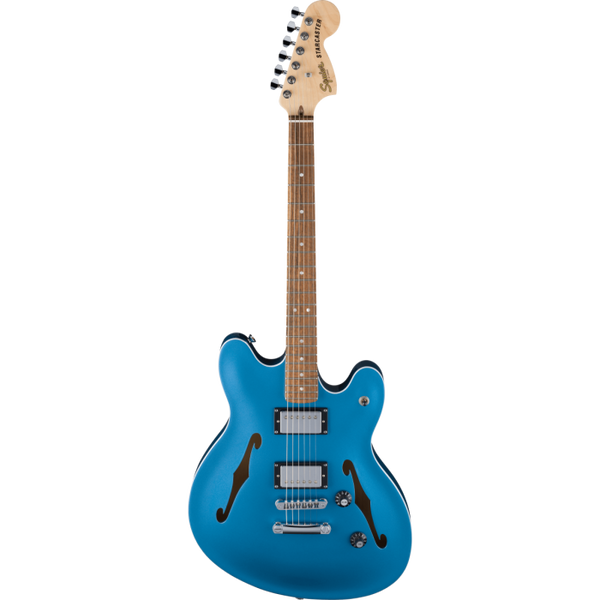 Squier FSR Affinity Starcaster Deluxe Laurel Fingerboard Lake Placid Blue