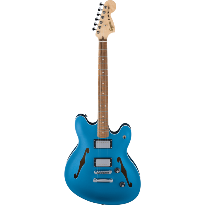 Squier FSR Affinity Starcaster Deluxe Laurel Fingerboard Lake Placid Blue