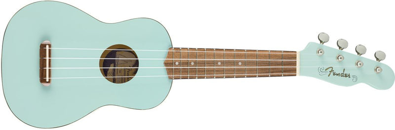 Venice Soprano Uke Walnut Fingerboard Daphne Blue