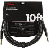 Deluxe Series Instrument Cable Straight/Straight 10 Black Tweed