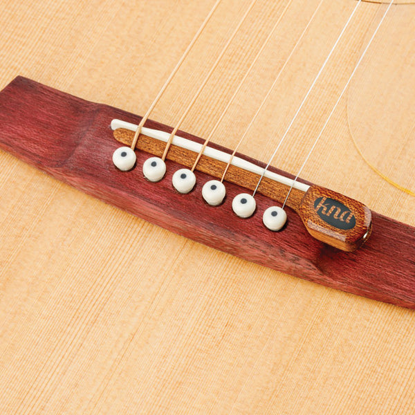 KNA SG1 Steel String Pickup Piezo with Solid Wood Jack Housing and cable