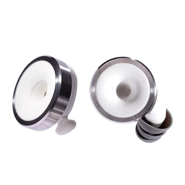 Limousine Analogue Adjustable Earplugs Knops Smooth - White