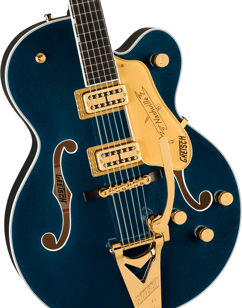 Gretsch Nashville Hollow Body with String-Thru Bigsby and Gold Hardware - Midnight Sapphire