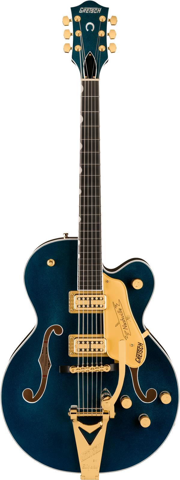 Gretsch Nashville Hollow Body with String-Thru Bigsby and Gold Hardware - Midnight Sapphire