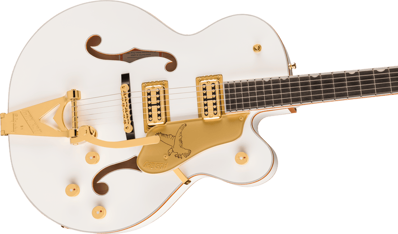 Gretsch Professional Collection White Falcon Hollow Body with String-Thru Bigsby and Gold Hardware