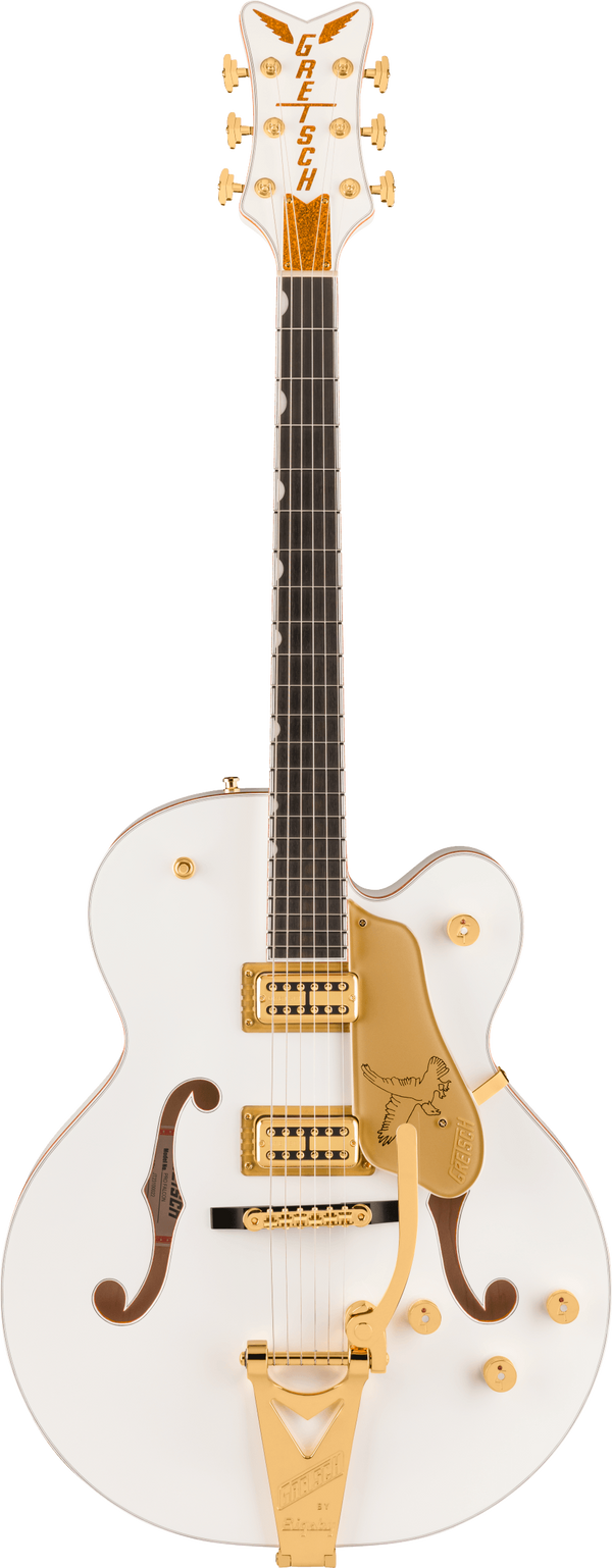 Gretsch Professional Collection White Falcon Hollow Body with String-Thru Bigsby and Gold Hardware