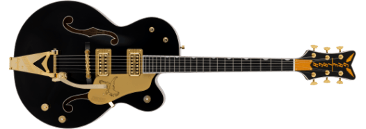 G6136TG Limited Edition Falcon Jr. with Bigsby- Ebony Fingerboard- Black