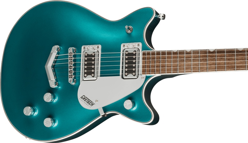 G5222 Electromatic Double Jet BT with V-Stoptail Laurel Fingerboard Ocean Turquoise