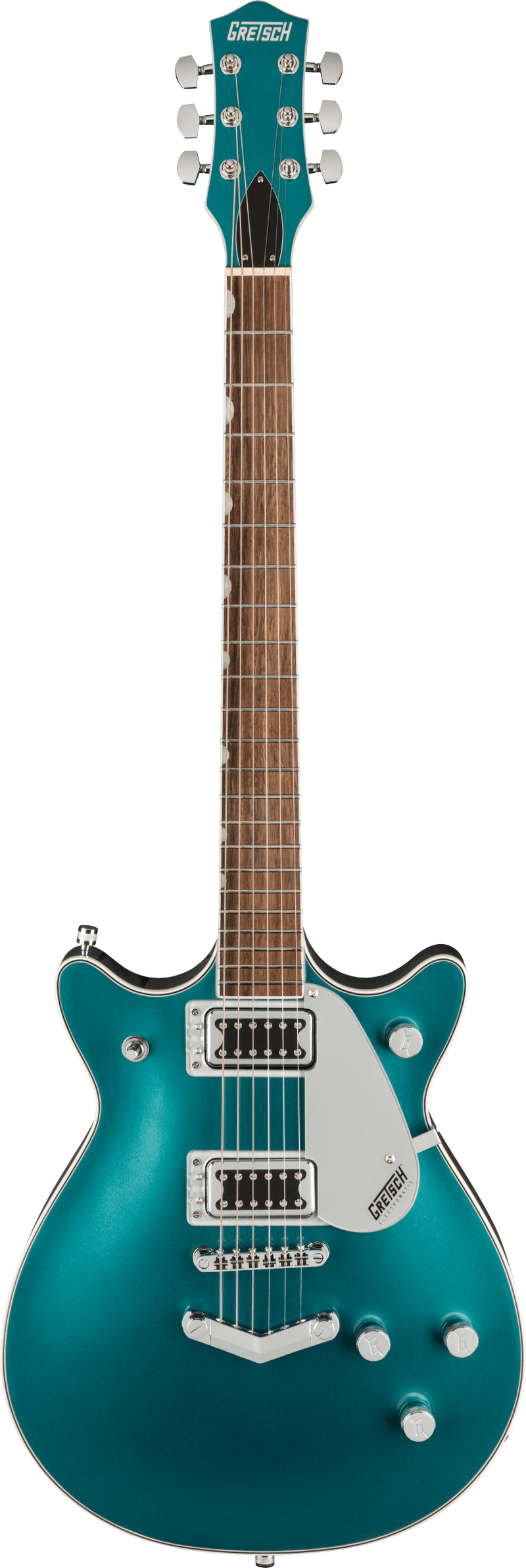 G5222 Electromatic Double Jet BT with V-Stoptail Laurel Fingerboard Ocean Turquoise