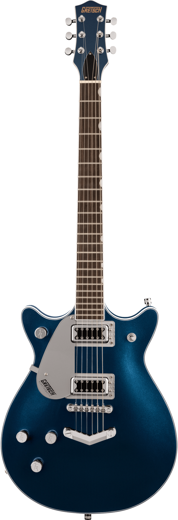 G5232LH Electromatic Double Jet FT with V-Stoptail Left-Handed Laurel Fingerboard Midnight Sapphire