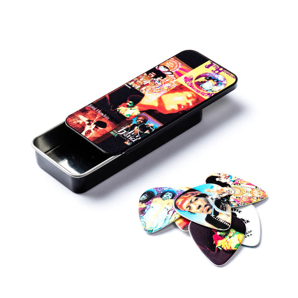 Jim Dunlop Jimi Hendrix Montage Pick tin