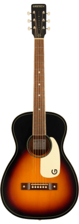 Jim Dandy Walnut Fingerboard White Pickguard Rex Burst
