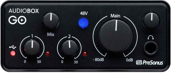 PreSonus AudioBox GO USB-C audio interface