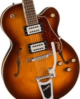G2420T Streamliner Hollow Body with Bigsby Laurel Fingerboard Broad Tron BT-3S Pickups Robusto Burst