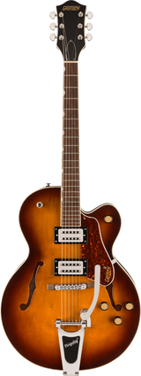 G2420T Streamliner Hollow Body with Bigsby Laurel Fingerboard Broad Tron BT-3S Pickups Robusto Burst