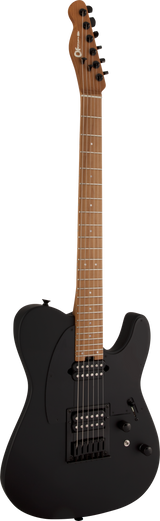 Pro-Mod So-Cal Style 2 24 HH HT CM Caramelized Maple Fingerboard Satin Black