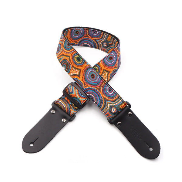 2" indigenous pattern strap